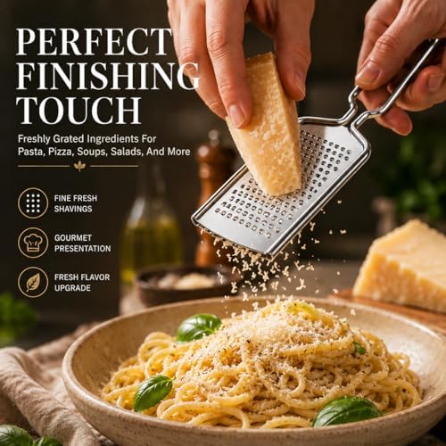 HIC Kitchen Handy Grater Zester, Japanese 420J2 Stainless Steel