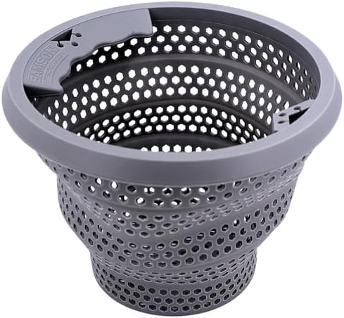 Silicone Pool Skimmer Basket [Crack-Proof] | The Samson | Epic Strength, Yet Flexible | Compatible with Pentair U-3, Hayward SP1070 and B9 Replacement | Superfine XL Filter Socks [5-Year Warranty]