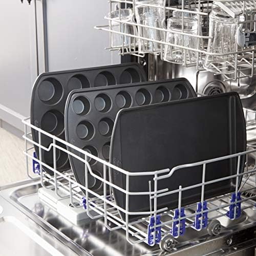 Wilton Perfect Results Premium Set of 2 Non-Stick Mini Muffin Pans, 24-Cup Cupcake Pans, Steel