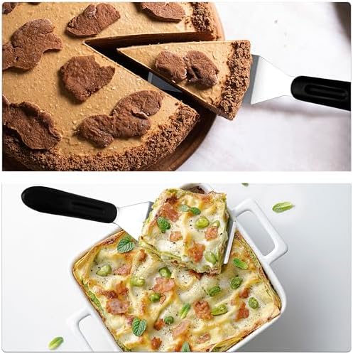 Small Spatula Mini Stainless Steel Serving Metal Spatula Set of 2