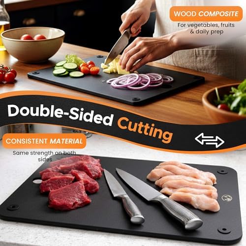 Composite Wood Cutting Board Set of 3, Chopping Boards