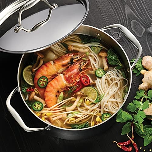 Tramontina Signature Tri-Ply Clad Stainless Steel 5-Quart Dutch Oven Pot