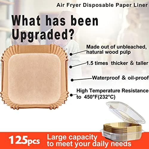 Air Fryer Liners Disposable 9 Inch, 9 inch Air Fryer Liners