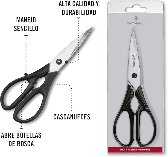 Victorinox Black Handled Kitchen Scissors