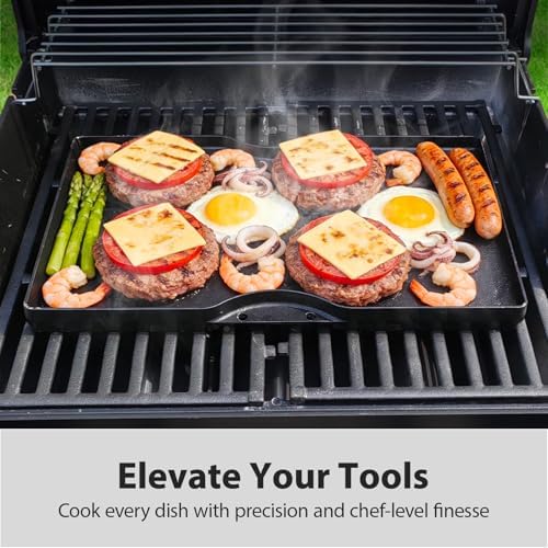Utheer 7637 Spirit 200 Reversible Griddle, Raised-Side Ceramic