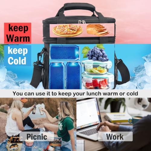 JOINGO Tactical Lunch Box for Men/Women, 16L Expandable Insulated Lunch Bag