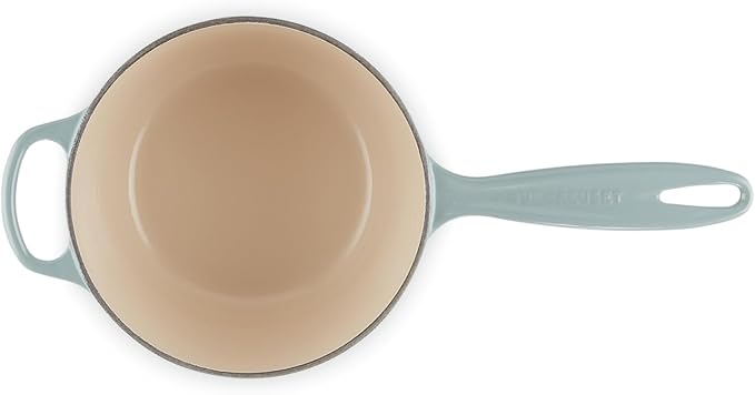 Le Creuset Enameled Cast Iron Signature Saucepan, 2.25 qt., Sea Salt