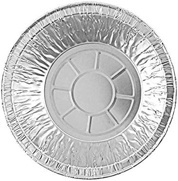 Durable Packaging 5 3/4" Deep Aluminum Foil Chicken Meat/Pot Pie Pan 50/Pk -Disposable Baking Tins (Pack of 50)