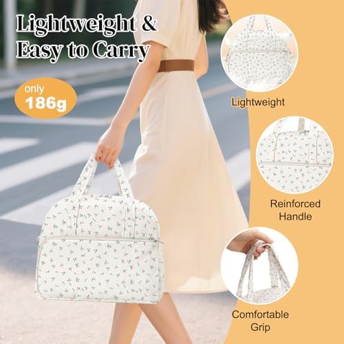 Coobiiya Lunch Bag Lunch Box for Women Men,12L Reusable Cute Corduroy Lunchbag Large Capacity- Leakproof, Insulated LunchBox Tote