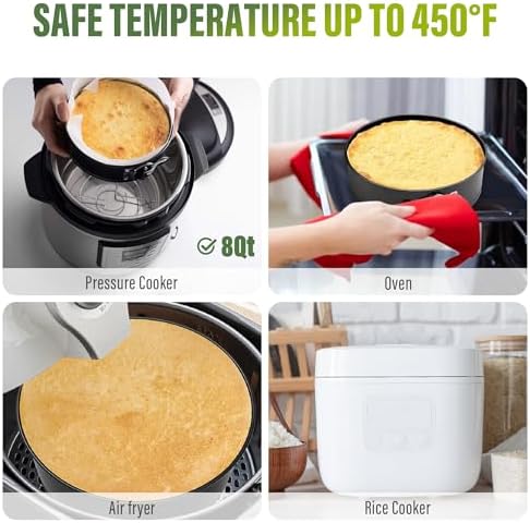 Vakoo 9 Inch Springform Pan, Nonstick, Removable Bottom for Easy Release