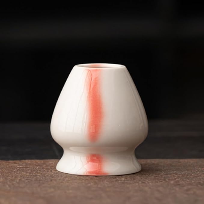 Matcha Tea Whisk Holder Ceramic Holder for Bamboo Chasen fit for Matcha Chasen Tea Set Accessories (C)
