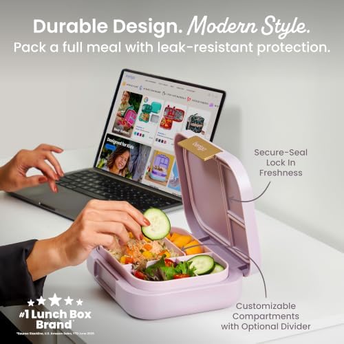 Bentgo Modern Adult Bento Lunch Box with 3-4 Compartments