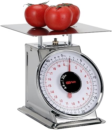 Tada 44 LBS Stainless Steel Heavy Duty Mechanical Kitchen and Food Scale