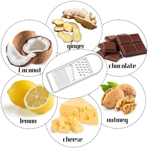Handheld Cheese Graters for Kitchen,Mini Cheese Zester Grater with Handle