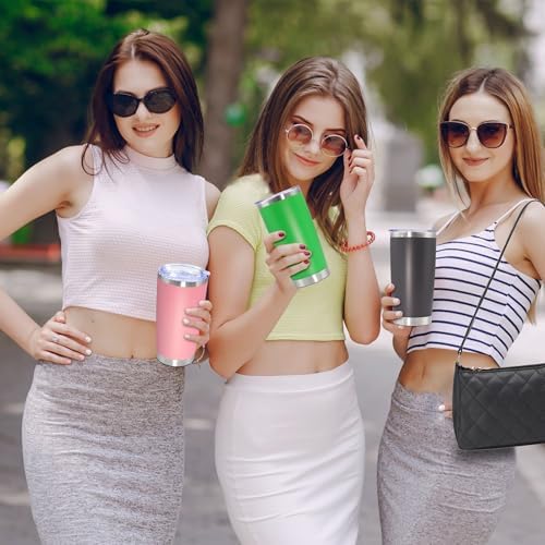 20oz Tumbler Stainless Steel Tumbler Coffee Tumbler with Lid Green, 12P