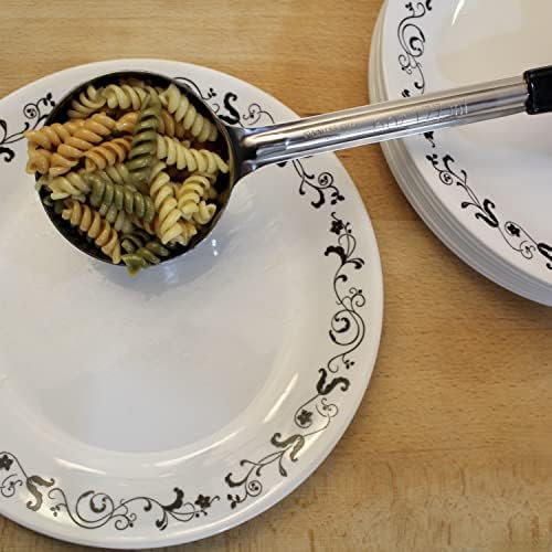 6 oz Solid Stainless Steel Portion Control Ladle Spoodle - [Pack of 2]