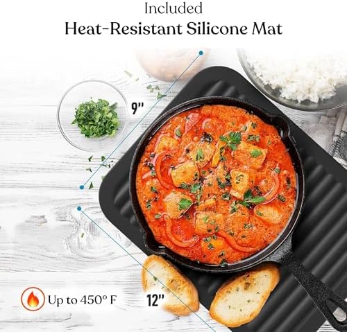 TOMO Cast Iron Shrimp Grill Pan