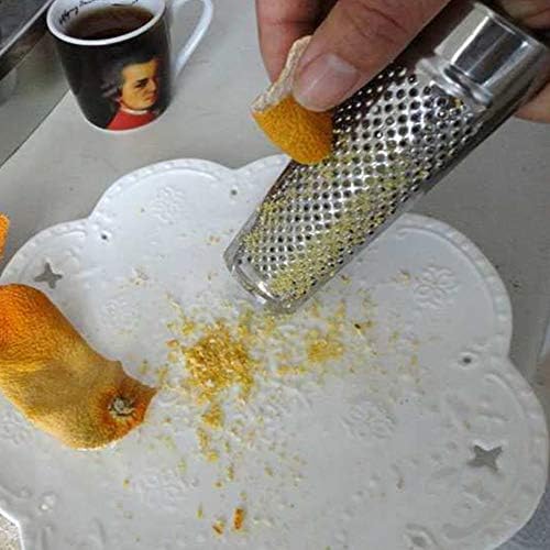 Nutmeg Grater, Stainless Steel Mini Cheese Grater, Upgraded Lemon Zester