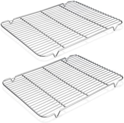 Homikit 2 Pack Cooling Racks, 18.9 * 12.6 Inch XL Stainless Steel Baking Rack for Cooking