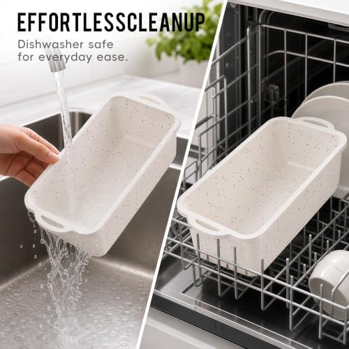 Vinino Standard Nonstick Silicone Loaf Pan 8.5 x 4.5'' for Everyday Use