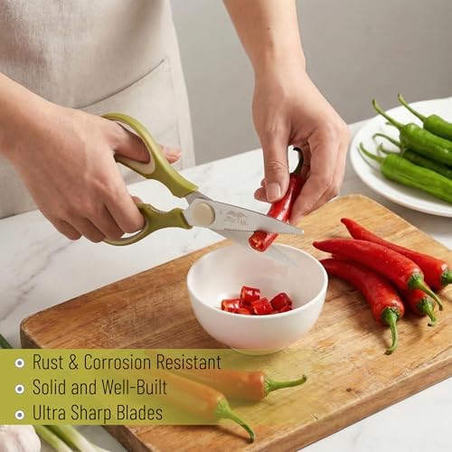 Mr. Pen- All Purpose Kitchen Shears with Protective Sheath, 2 pcs, 8 Inch