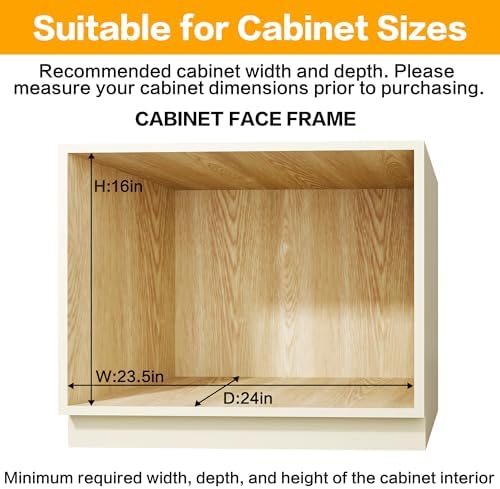 2-Tier Kitchen Cabinet Pull Out Shelf and Drawer Organizer Slide Out Pantry Storaqe Basket in Multiple Sizes (20" Wx 21" D,)
