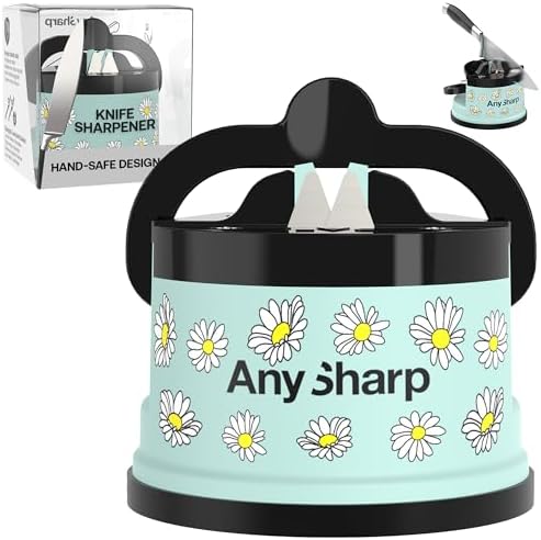 AnySharp – Editions – Easy to Use, Hands Free Knife Sharpener - Daisy