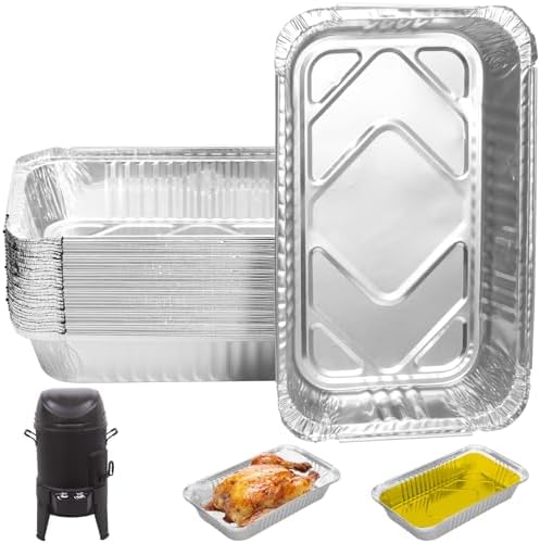 30 PCS Grill Drip Pan Liners for Charbroil 2425514W12 Big Easy Turkey Fryer