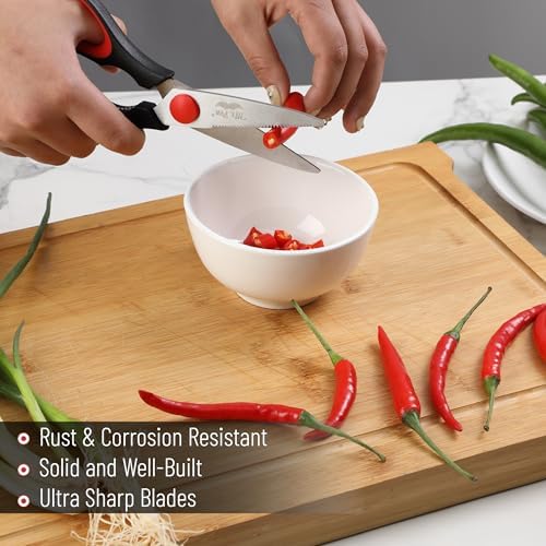 Mr. Pen- All Purpose Kitchen Shears with Protective Sheath, 8 Inch