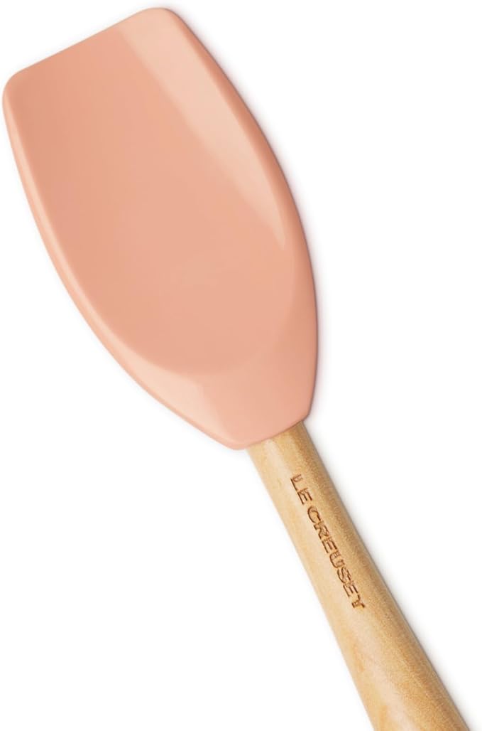 Le Creuset Silicone Craft Series Spatula Spoon, 11 3/8" x 2 1/8", Peche