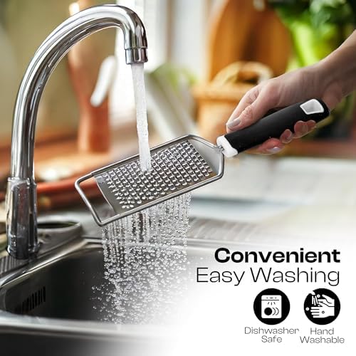 Handheld Cheese Grater & Cheese Shredder – Stainless Steel, Rust-Proof