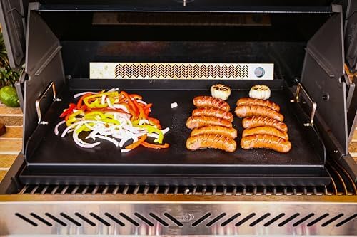 Nonstick Cast Iron Griddle, 25 x 16 in Flat Top Grill Plate