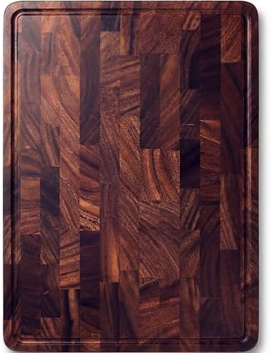 Large Walnut Wood Cutting Board for Kitchen, End Grain Chopping Boards