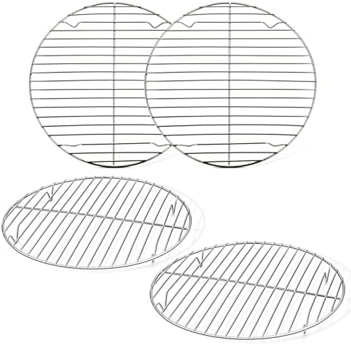 TeamFar Cooling Rack, 10.5 inch Stainless Steel Wire Rack Round