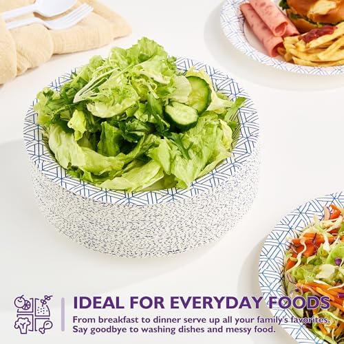 Disposable Paper Plates 8.5 Inch 300 Count