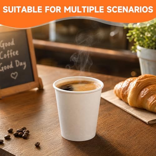 METAPRINT 600 Pack 3 oz Bathroom Paper Cups for Mouthwash, White
