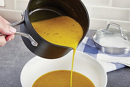 Calphalon 2095259 Classic Nonstick Sauce Pan with Cover, 2.5 quart, Grey
