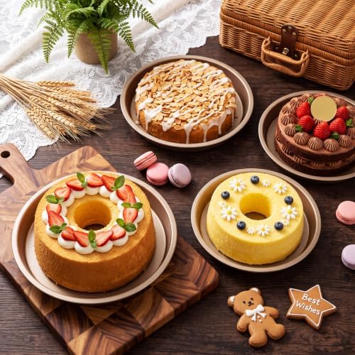 8 Pcs Pie Tins, 9 Inch Round Pans, Golden