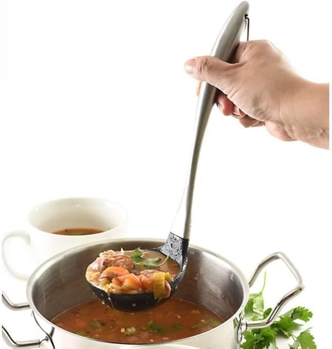 Norpro Stainless Steel and Silicone Soup Ladle
