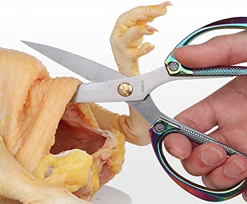Stainless Steel Kitchen Scissors Heavy Duty Multipurpose Shears for Food