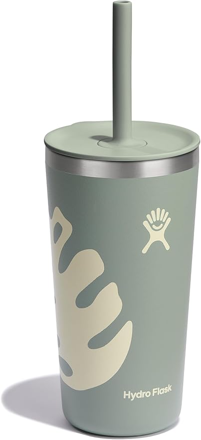 Hydro Flask 20 Oz All Around Tumbler Straw Lid Botanical Bliss Agave