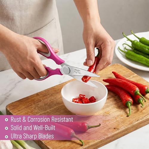 Mr. Pen- All Purpose Kitchen Shears with Protective Sheath, 2pcs, 8 Inch