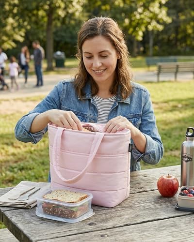 Aosbos Lunch Tote Bag,Insulated Lunch Bag For Women,Work,Office