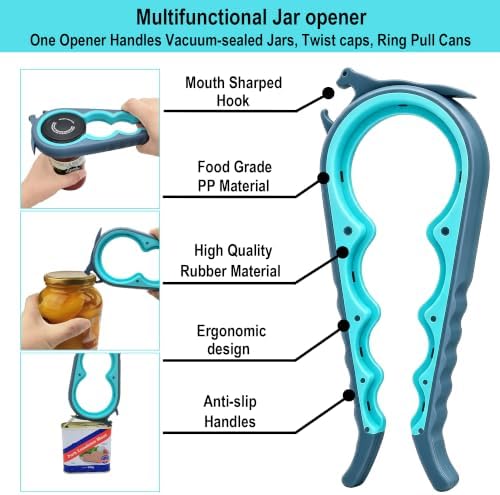 Otstar Jar Opener & Bottle Opener for Seniors with Arthritis, Weak Hands