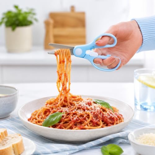 2Pcs Baby Food Scissors, Portable Travel Food Scissors for Kids