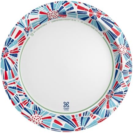 Dixie Ultra Limited Edition Paper Plates, 10" Dinner-Size Plates, 20 Count