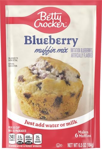 Betty Crocker Blueberry Muffin Mix, 6.5 oz
