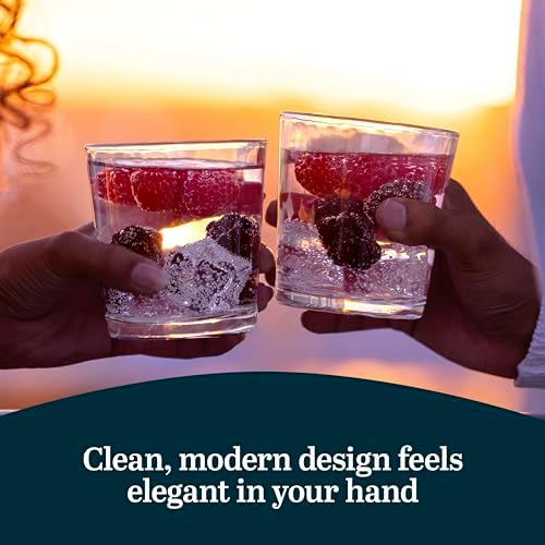 Libbey Preston Tumbler & Rocks Drinking Glasses Set of 16, All-Purpose Cups