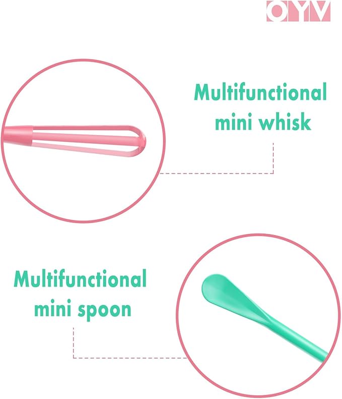 Fresh Spring & Summer Colors Mini Whisk Set, 8.5 in Mini Whisks for Cooking, 3 Pieces Small Wisk For Whisking, Beating, Blending Ingredients, Mixing Sauces, BPA Free Tiny Whisk