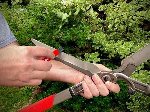 Corona Tools Handheld Garden Tool Sharpener– Blade Sharpener for Pruning Shears, Loppers, Hedge Clippers & More